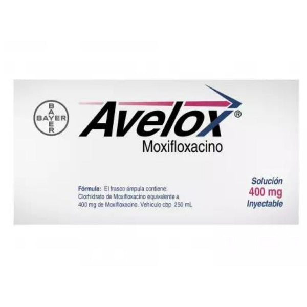 Avelox iv solucion inyectable 400mg *a