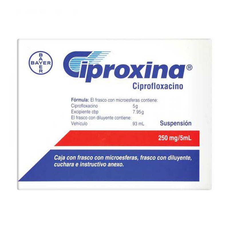 Ciproxina suspension 250 mg *a