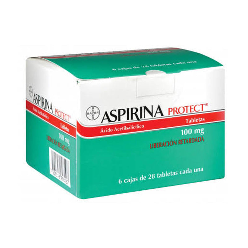 Aspirina protect 100mg con 168 tabletas