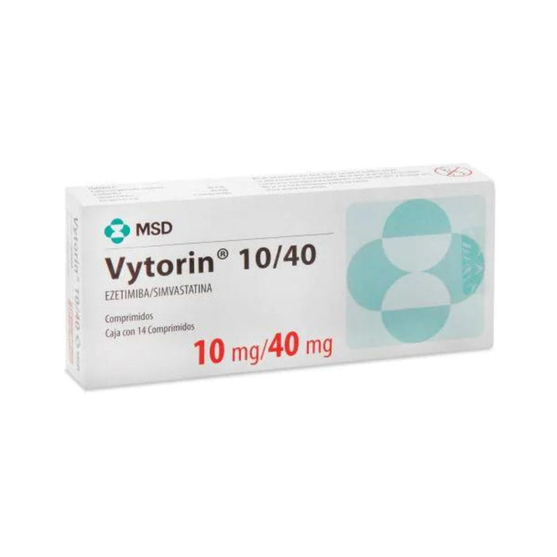 Vytorin 14 comprimidos 10/40mg