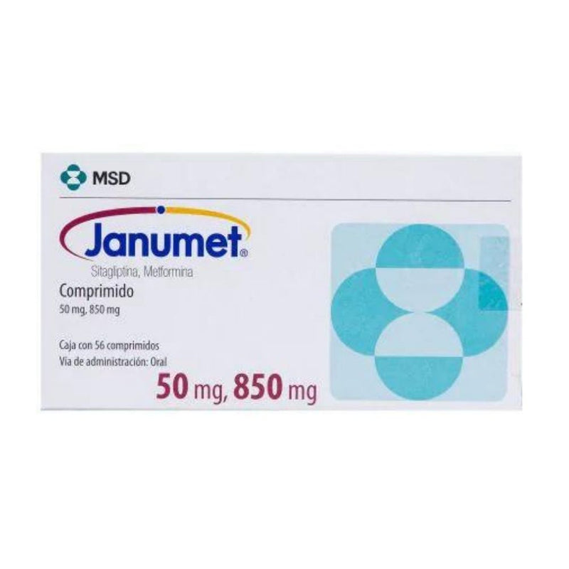 Janumet 56 comprimidos 50/850mg