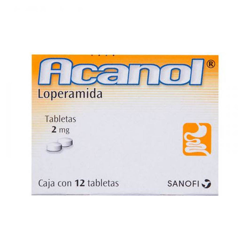 Acanol 12 tabletas loperamida