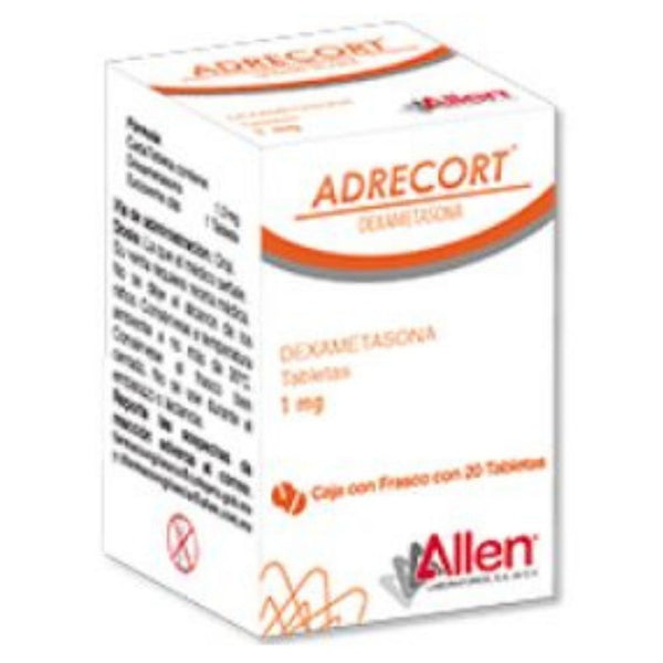Dexametasona 1 mg tabletas con 20 (adrecort)