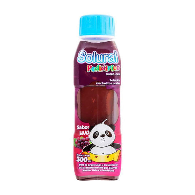 Solural pediatrico sabor uva frasco 300ml (amsa)