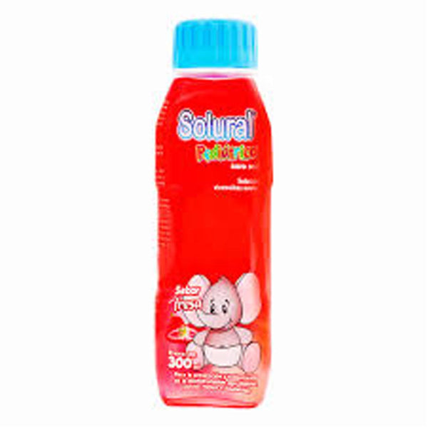 Solural pediatrico sabor fresa frasco 300ml (amsa)