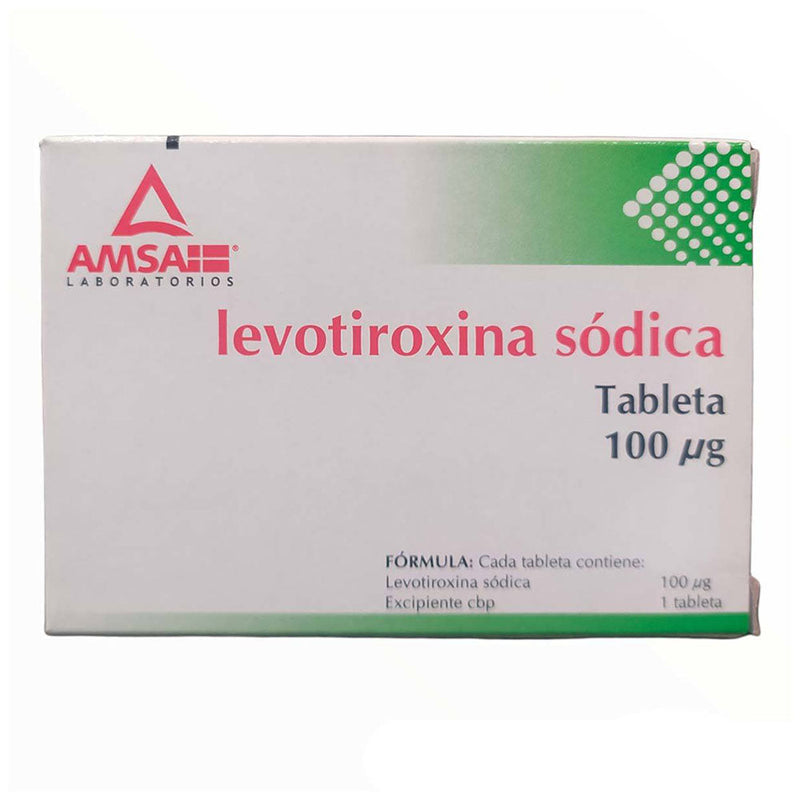 Levotiroxina 0.1 mgc tabletas con 100 (amsa)