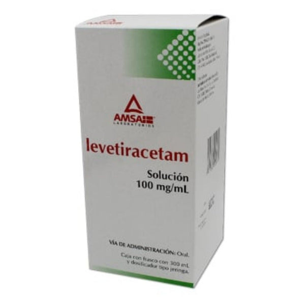 Levetiracetam solucion 100 mg 300 ml (amsa)