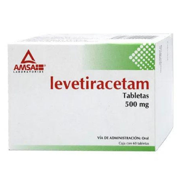 Levetiracetam 500 mg tabletas con 60 (amsa)