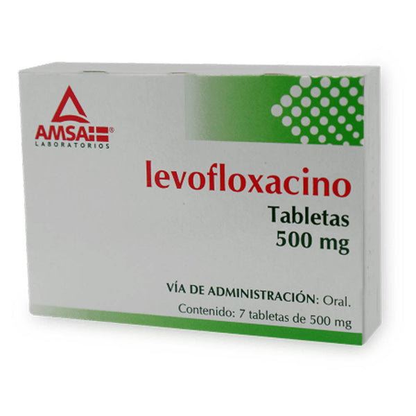 Levofloxacino 500 mg tabletas con7 (amsa)