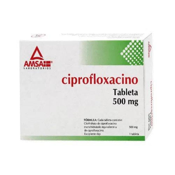 Ciprofloxacino 500 mg. tabletas con14 (amsa ) *a