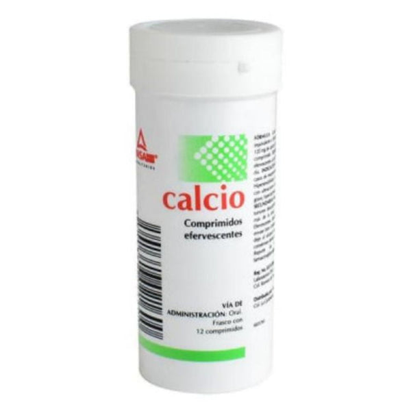 Calcio 500 mg comprimidos efervescente con 12 (amsa)