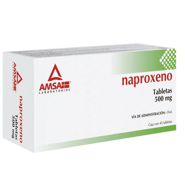 Naproxeno 500 mg tabletas con 45 (amsa)