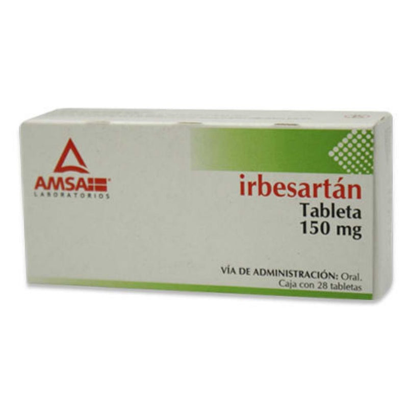 Irbesartan 28 tabletas 150mg