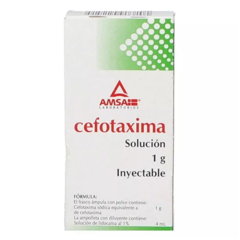 Cefotaxima 1gr inyectables con 1 (amsa)