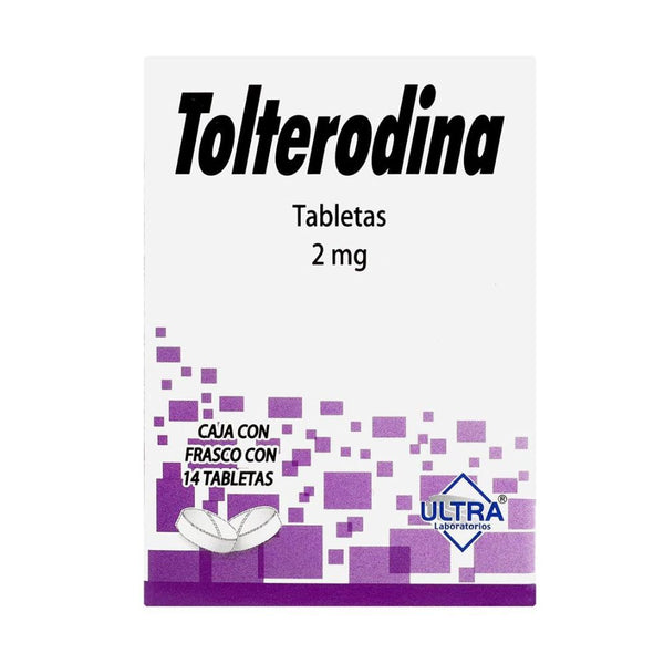 Tolteridona 2mg tabletas con 14