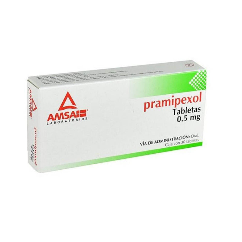 PRAMIPEXOL 0.5 MG CAPS C/30 (AMSA)