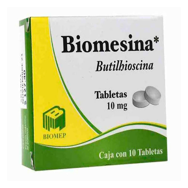 Butilhioscina 10 mg tabletas con 10 (amsa)