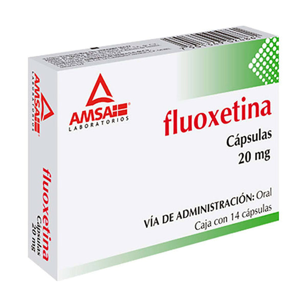 Fluoxetina 20 mg. capsulas con 14 (amsa)