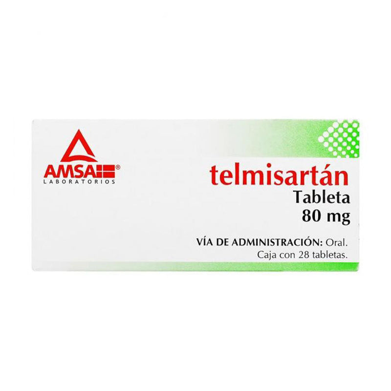 Telmisartan 80mg 28tabletas (amsa)