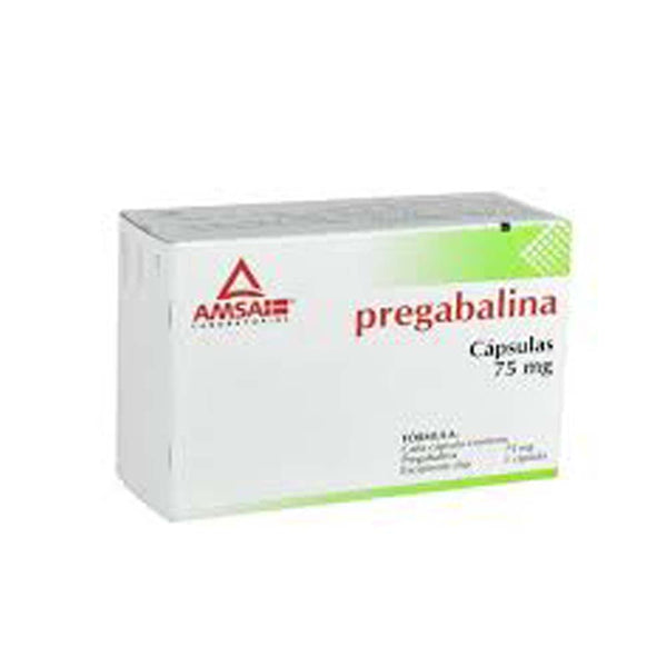 Pregabalina 75 mg tabletas con 28 (amsa)