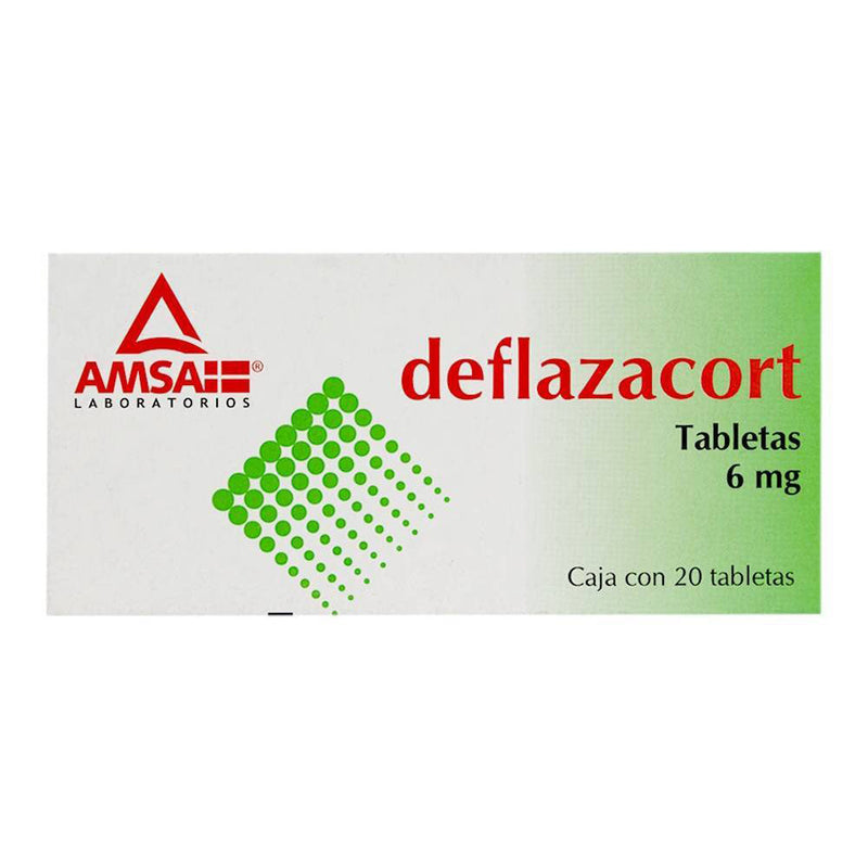 Deflazacort 6 mg tabletas con 20 (amsa)