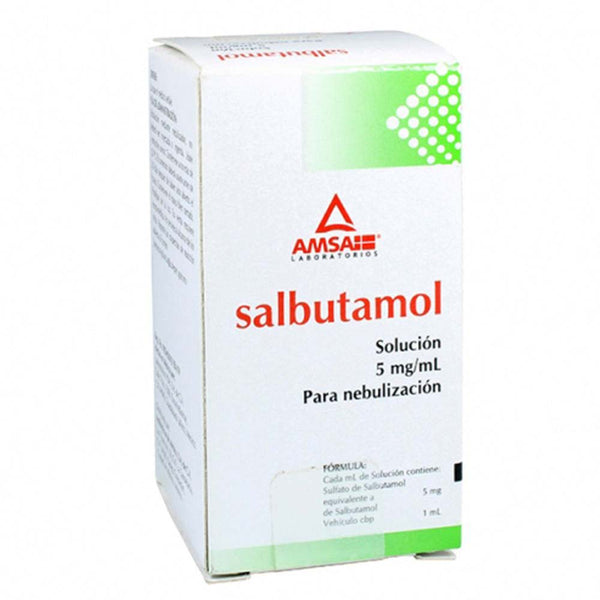 Salbutamol para nebulizacion 5mg 10 ml (amsa)