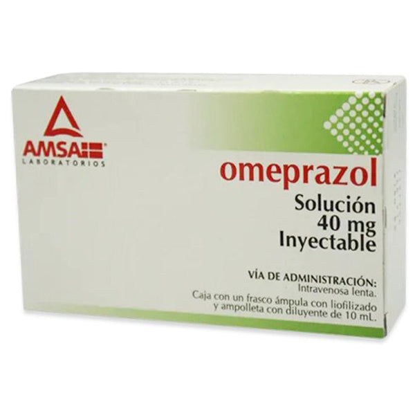 Omeprazol 40 mg inyectables con 1(amsa)