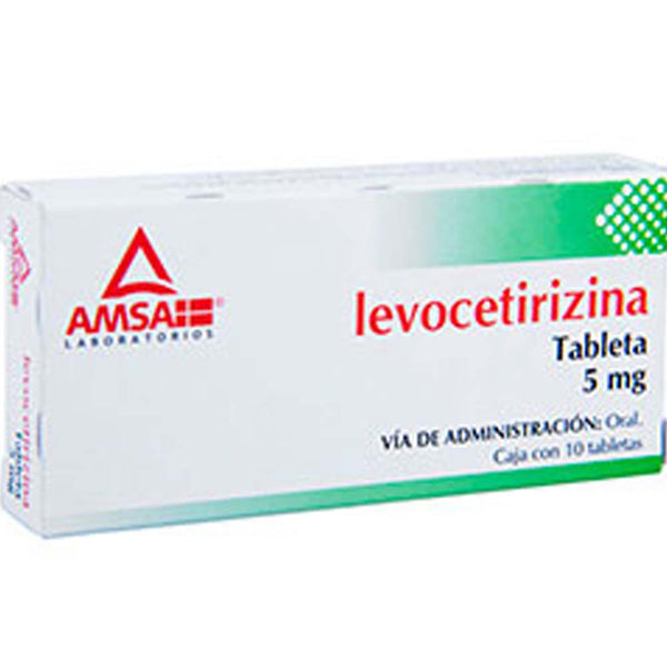 LEVOCETIRIZINA 5 MG TAB C/10 (AMSA)