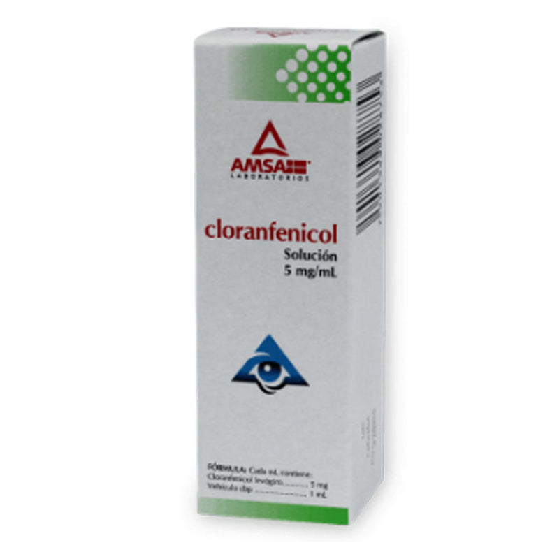 Cloranfenicol 5 mg./1 ml. solucion oft 15ml (amsa)