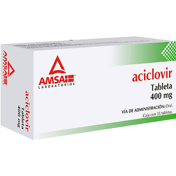 Aciclovir 400 mg 35 tabletas (amsa)