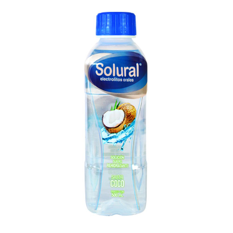 Solural electrolitos 500 ml sabor coco