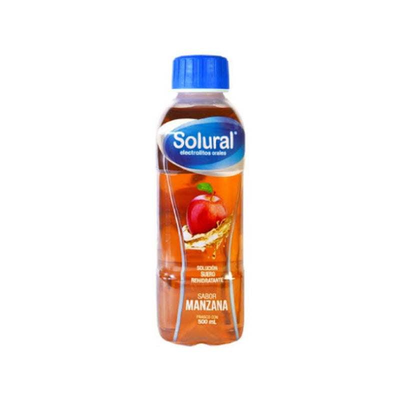 Solural electrolitos 500 ml sabor manzana (solural)