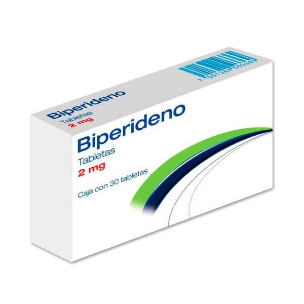 Biperideno 2 mg. tabletas con 30 (psicofarma)