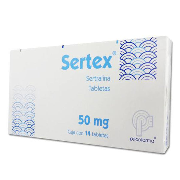 Sertex 14 tabletas 50mg