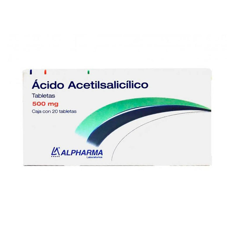 Acido acetilsalicilico 300 mg. tabletas con 20 (psicofarma)