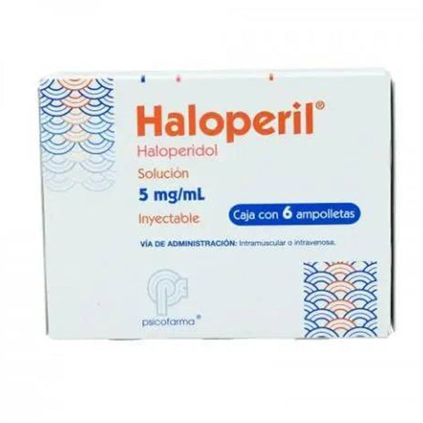 Haloperil 5mg/1ml solucion inyectables con 6