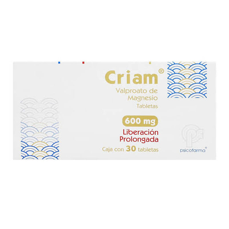 Criam "lp" 30 tabletas 600mg