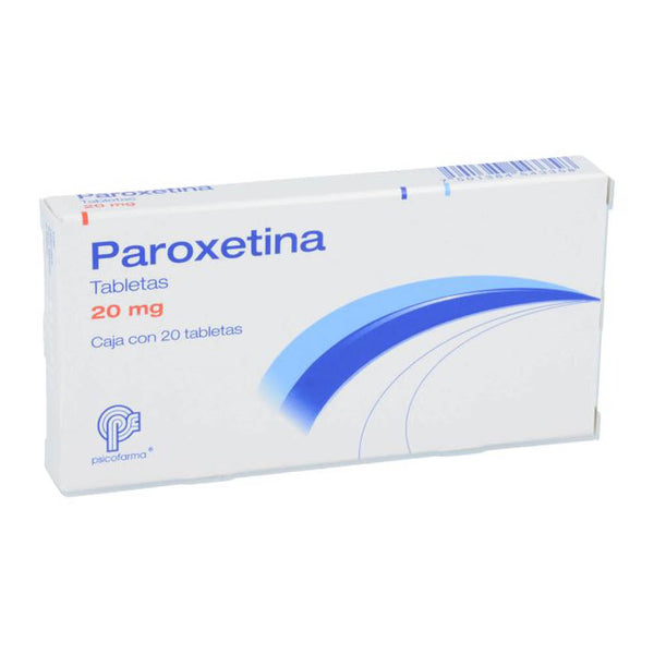 Paroxetina 20 mg. tabletas con 20 (psicofarma)
