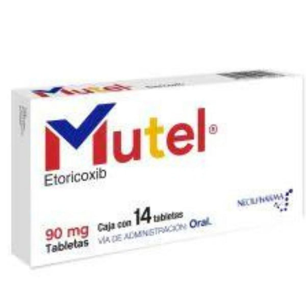 Mutel 14 tabletas 90 mg