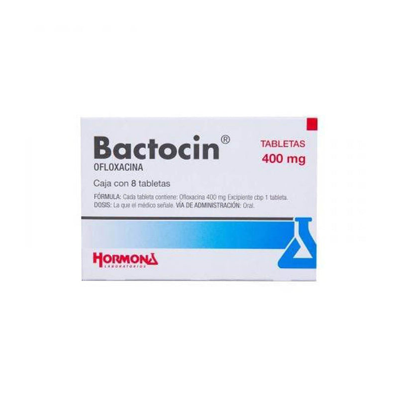 Bactocin 8 tabletas 400 mg