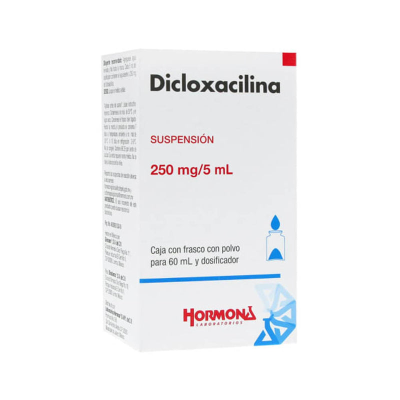 Dicloxacilina 250 mg./5 ml. suspension 60 ml