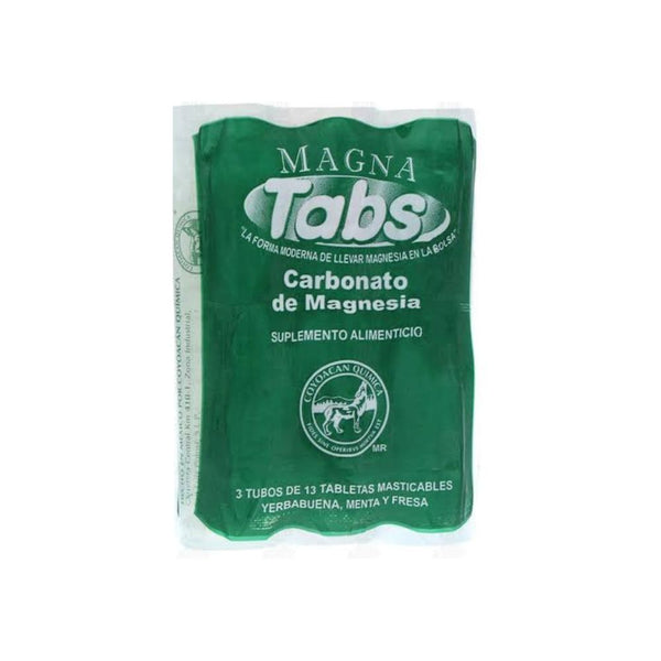 Magna tabletas paquete con 3 tubos