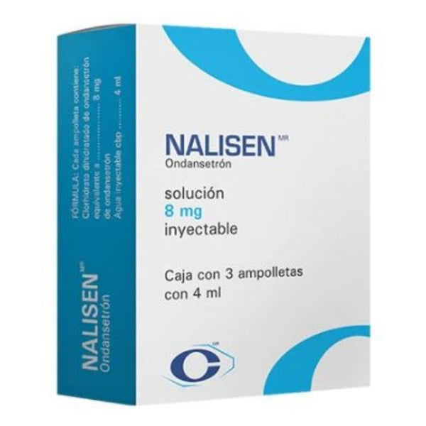 Ondansetron 8 mg con 3 ampolletas ( nalisen )