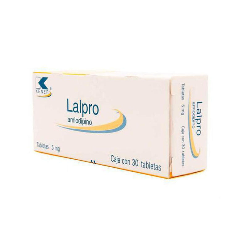 Amlodipino 5 mg tabletas con 30 (lalpro)