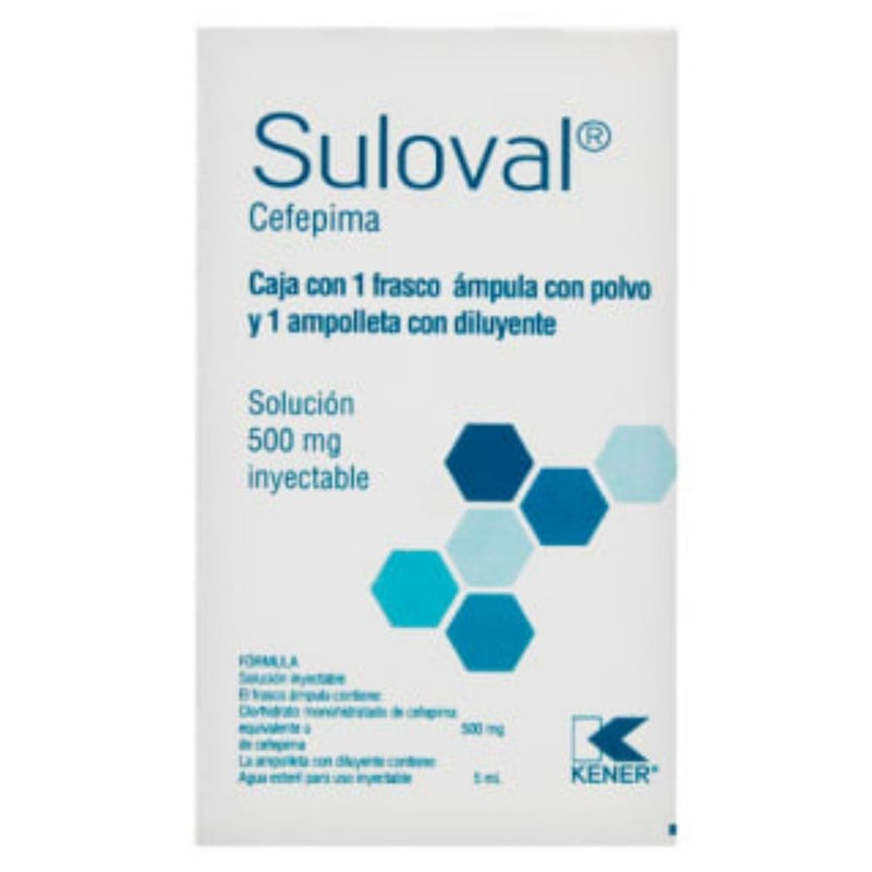 Cefepima 500 mg ampolletas con 1 (suloval)