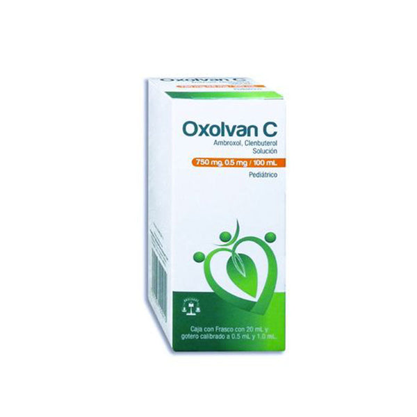Ambroxol-clenbuterol 7.5 mg./0.005 mg./1 ml. gotas con 20 (oxolvan-c)