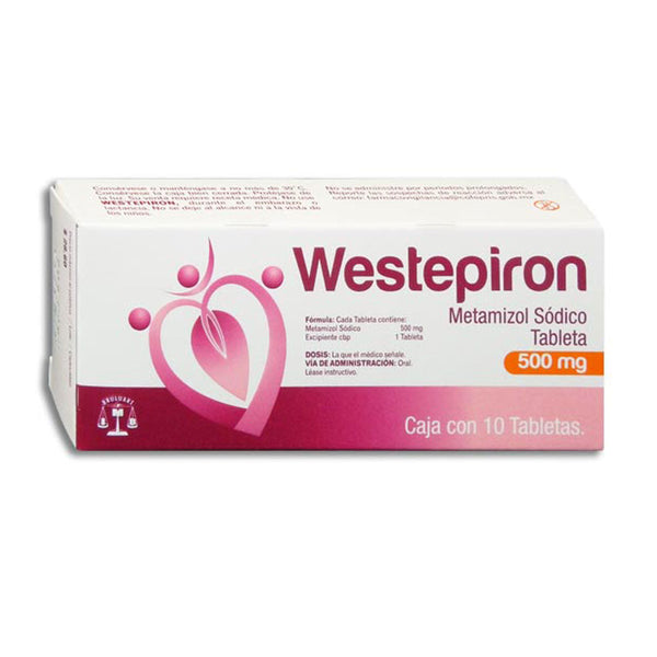 Metamizol 500 mg. tabletas con 10 (westepiron)