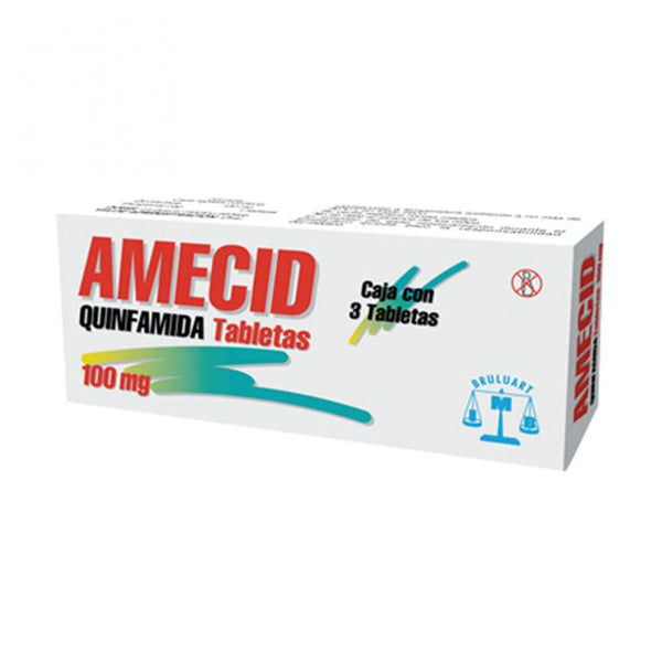Quinfantilamida 100mg 3tabletas (amecid)