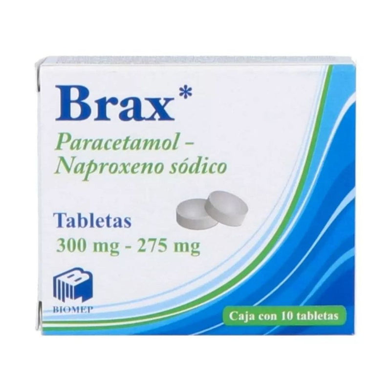 Brax 10 tabletas 275/300mg