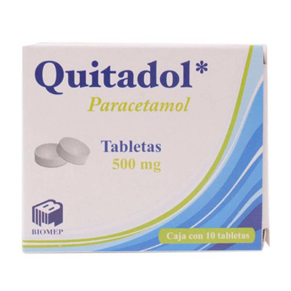 Paracetamol 500 mg. tabletas con 10 (quitadol)